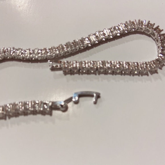 14K Gold Plated Cubic Zirconia Tennis Bracelets - Picture 10 of 12